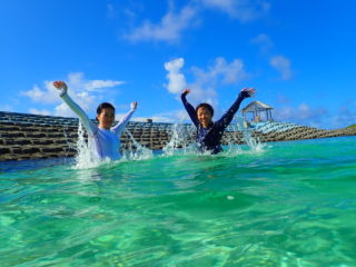 宮古島の海を遊びつくす！選べるSUP/カヌー&シュノーケリングセット