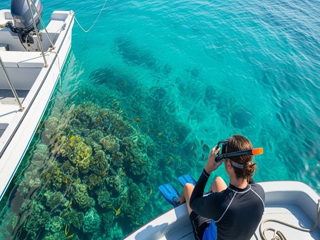 Boat snorkeling