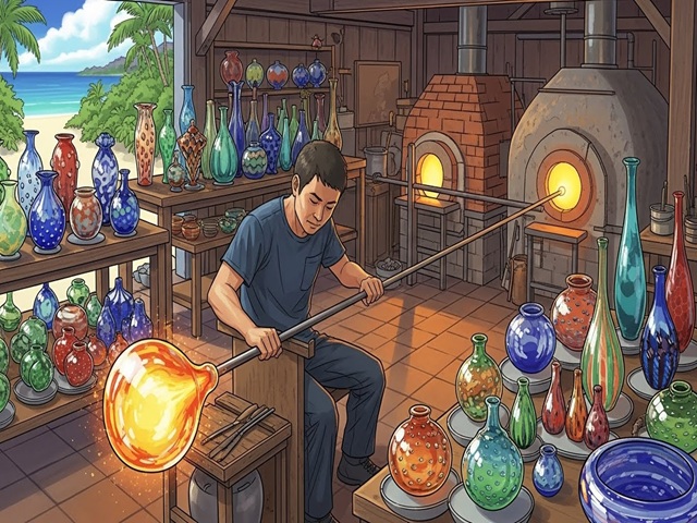 琉球ガラス体験