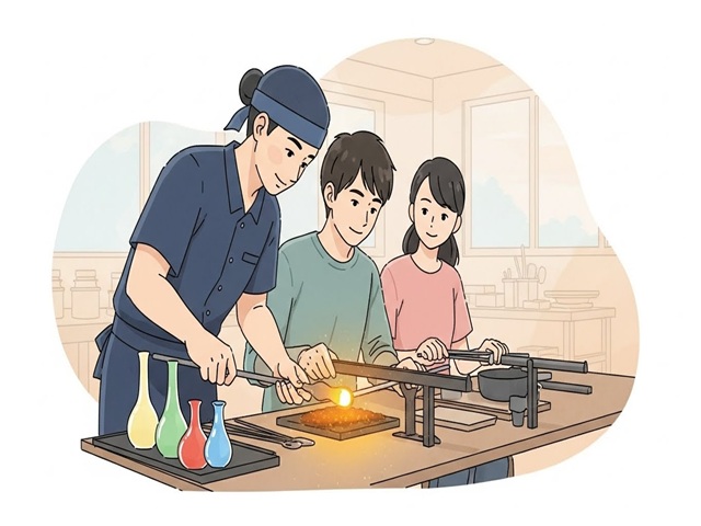 琉球ガラス体験