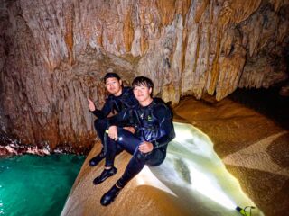 ウミガメシュノーケリング&パンプキン鍾乳洞＆シーカヤックツアー！オーシャンリンクス贅沢ランチ＆大浴場付き