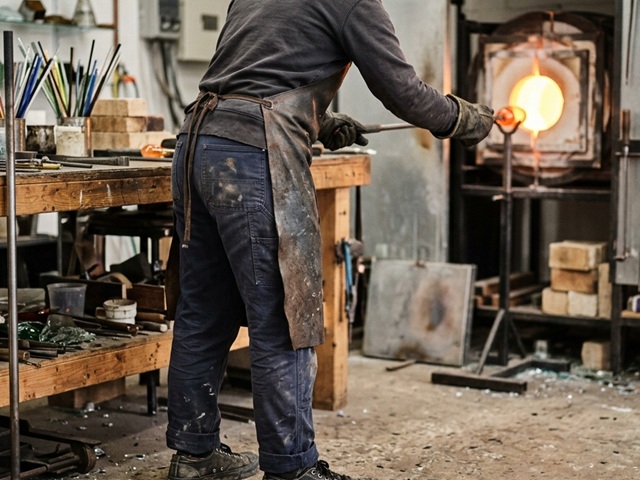 服装　ガラス体験